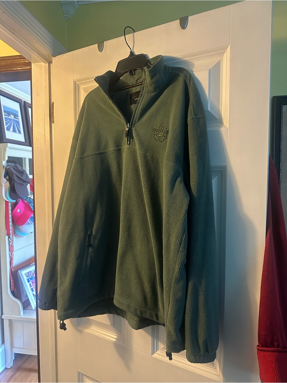 Greg Norman Green Quarter-Zip Fleece Pullover